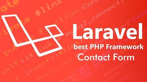 Contact form submit in laravel | Laravel 9 contact form