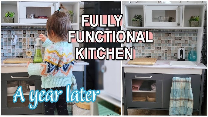 Functional toddler kitchen (IKEA duktig play kitchen hack) — The Organized  Mom Life