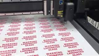 Decal cut stickers using Summa Flatbed F1612