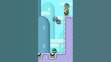 Super Mario Maker 2 two double shell jump in one time