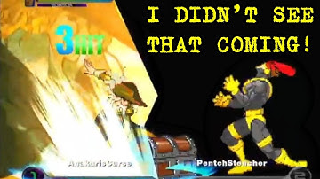 MVC2: (75% Damage!) Ruby Heart Ghost Combo with Anakaris Raw Tag Sequence! (Stream Highlights#174)