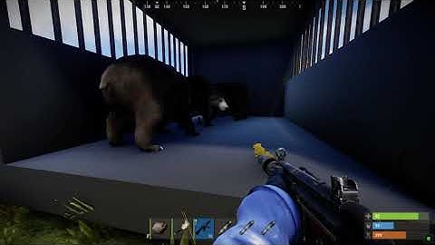 RUST Bear cage prefab