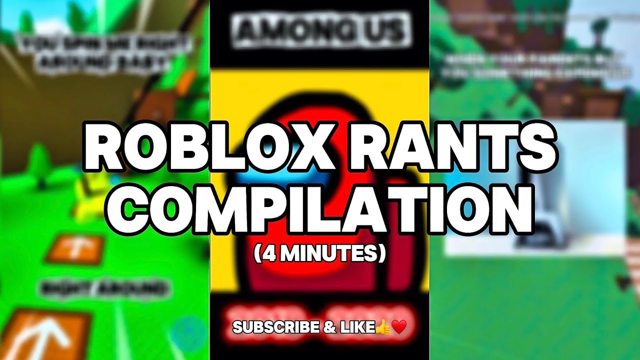 Roblox Rants Compilation (4 Minutes) @DaNoob888 - YouTube
