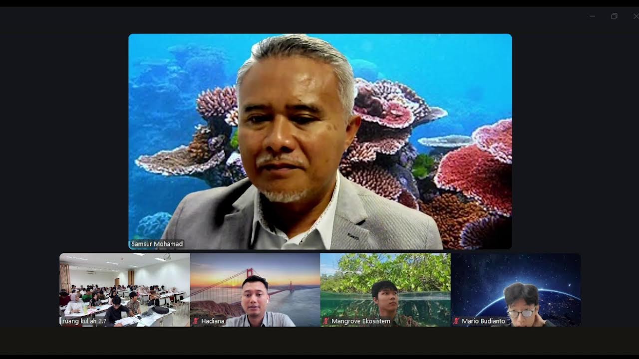 Visiting Lecture Marine Biology (Prof. Dr. Samsur bin Mohamad)
