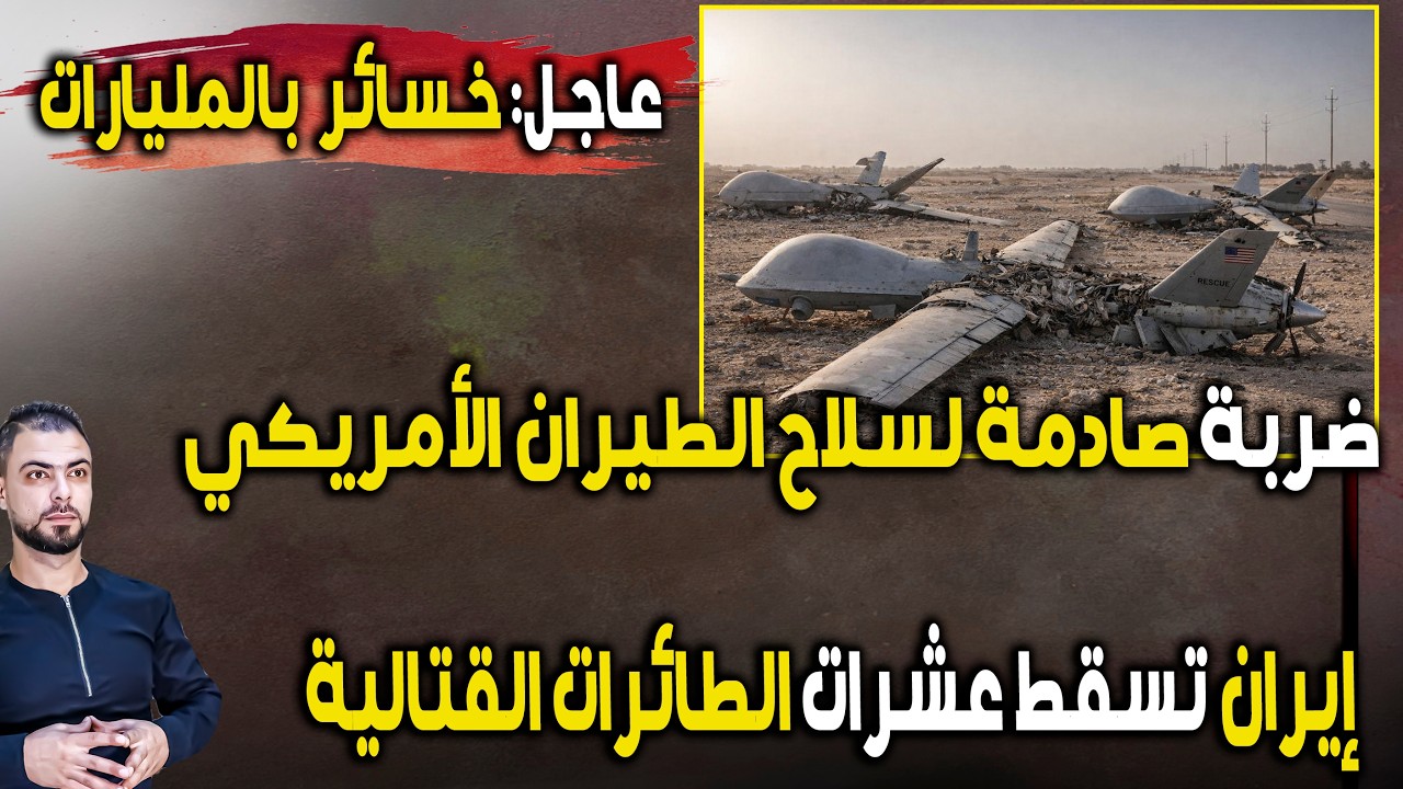 عاجل: ضربة صادمة لسلاح الطيران الأمريكي | إيران تسقط عشرات الطائرات القتالية وخسائر بالمليارات