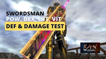 Ran Online - Pow Dex Int Vit Swordsman | Def & Test Damage  | RAN Online: Last Frontier |