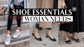The Only Five Pairs of Shoes You Need in Your Capsule Wardrobe [Closet Essentials]