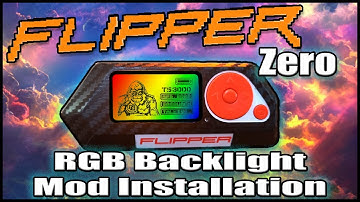 Flipper Zero RGB Backlight Mod Installation