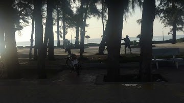 Công Viên Biễn Đồi Dương Phan Thiết Đẹp Mơ Màn Vào Buổi Sáng