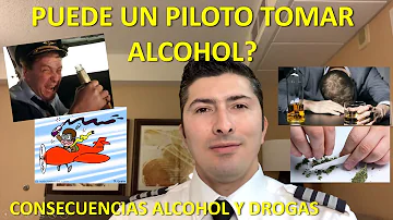 ¿Puede un piloto beber antes de volar?