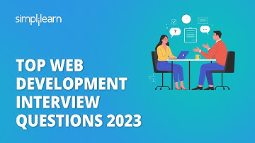 Top Web Development Interview Questions 2026 | How to Crack Web Developer Interview | Simplilearn