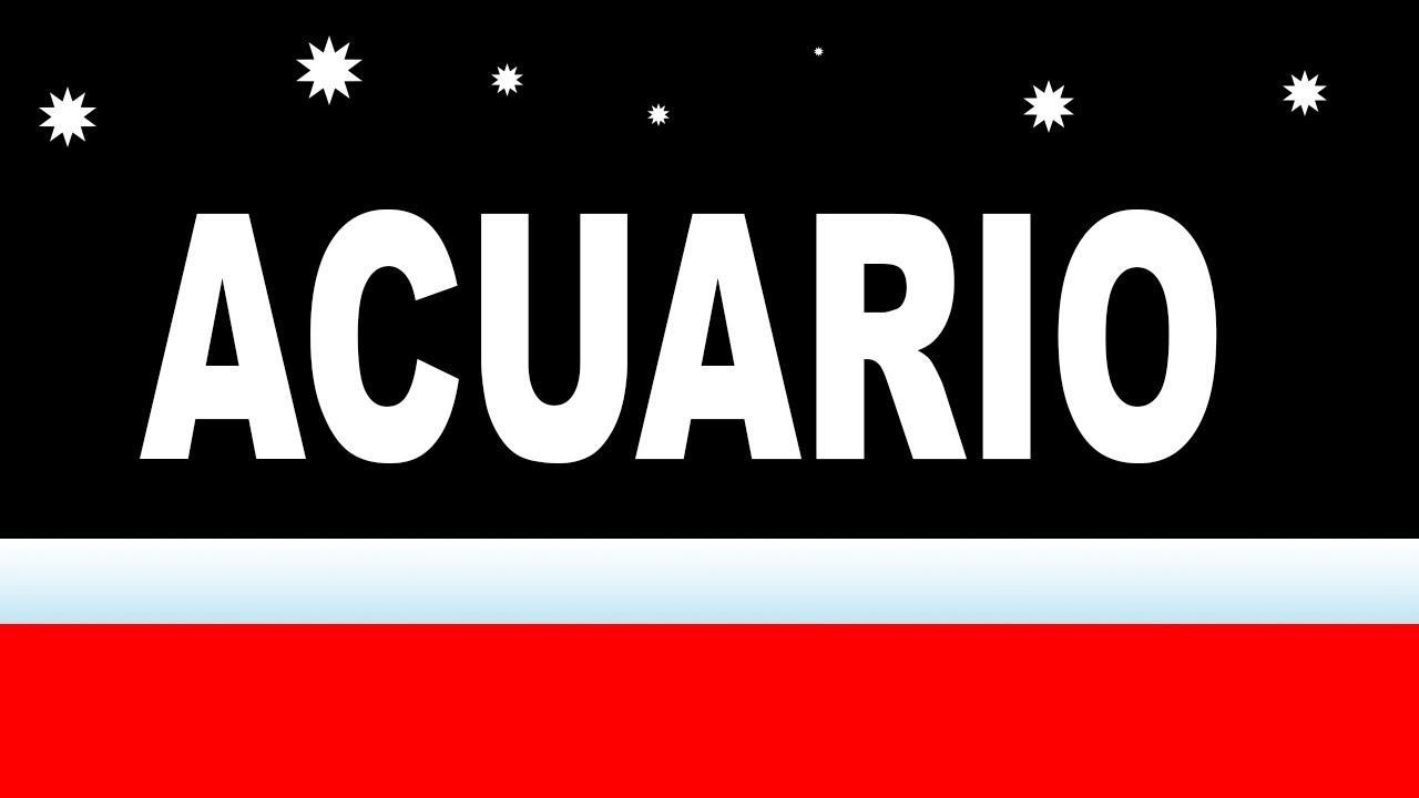 ACUARIO, LA PRIMERA CARTA LO DICE TODO! INESPERADAMENTE ESTO OCURRIRA
