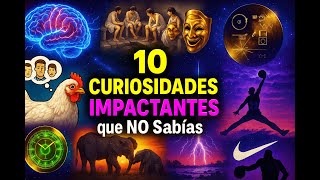 🧠 10 Curiosidades IMPACTANTES que NO Sabías   ¡Tu Cerebro Puede Encender una Bombilla! 😱✨