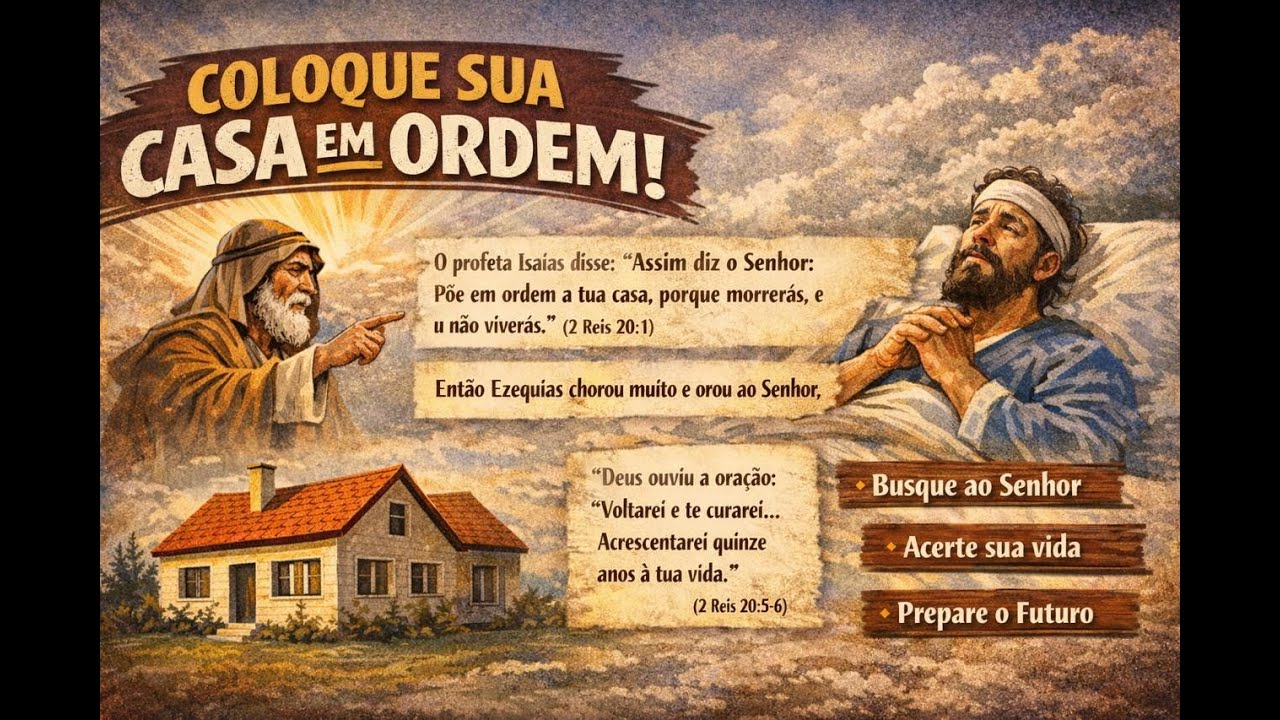 Coloque Sua Casa em Ordem  - Pr. Regis 18-01-26