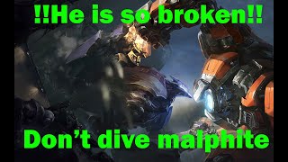 THIS IS WHY YOU DO NOT DIVE MALPHITE!!!!