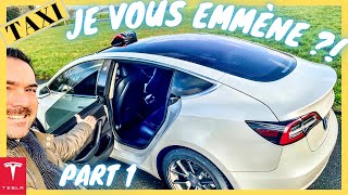 Mon métier de taxi ? [Ep 1/3] Une matinée en station !! [Tesla Model 3]