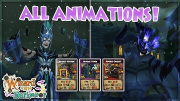 Every Darkmoor Spell Animation In Wizard101.. (1440p 60fps)