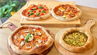 أطيب بيتزا ايطالية احترافيه بفرن البيت العادي 🍕 وطحين عادي والنتيجة صدمتني! 🔥 Italian pizza
