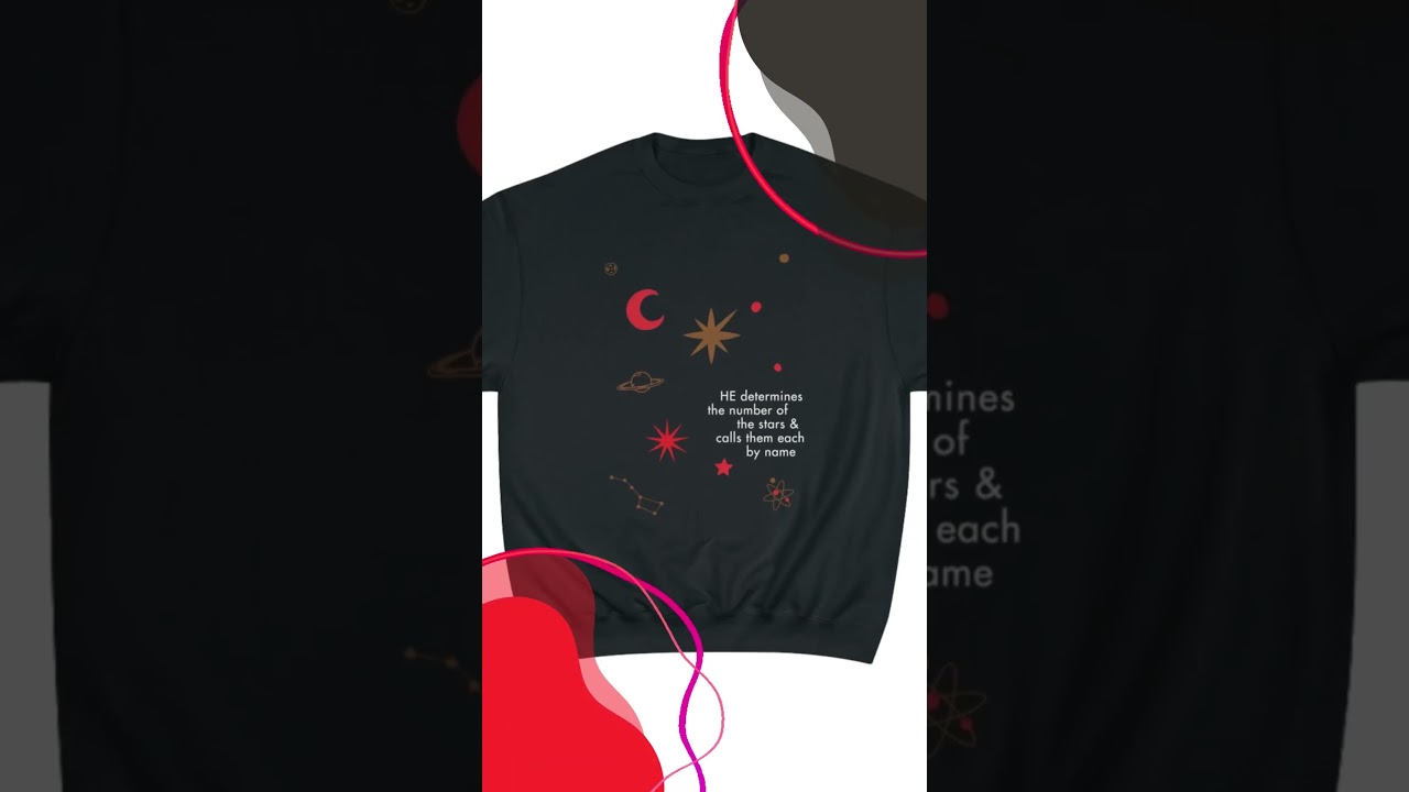 Salty Mon Ami Starry Nights Scripture Sweatshirt 