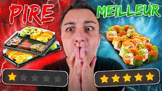 LE PIRE VS LE MEILLEUR SUSHI UBER EATS !