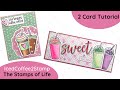 2 Cards from 1 Stamp Set | IcedCoffee2Stamp | The Stamps of Life