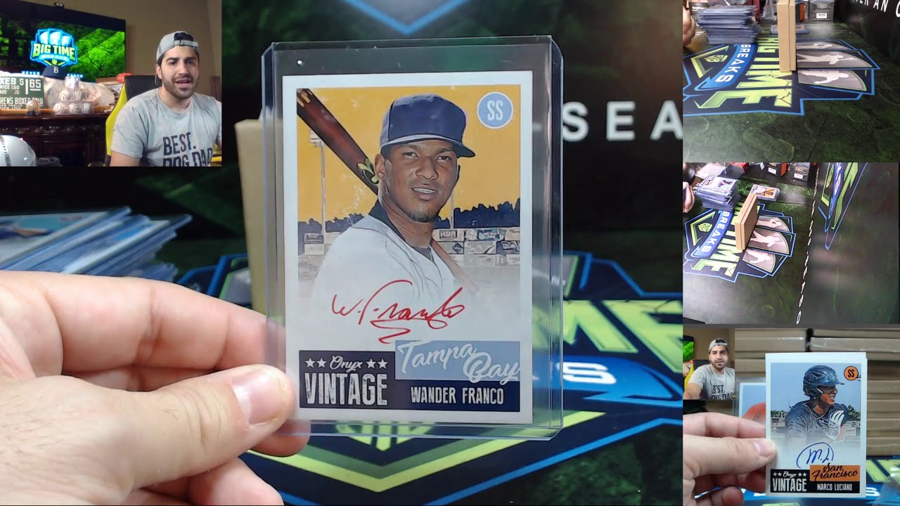 2019 Onyx Vintage Collection Case Break Recap #1 - BIG TIME BREAKS