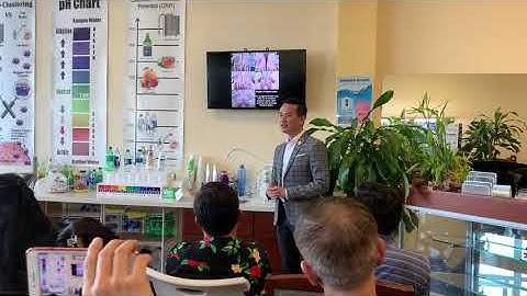 DEMO THỰC TẾ KANGEN - Pharmacist Dang Nguyen sharing info on Enagic Kangen Water machine
