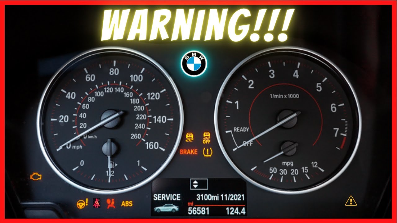 Jeg accepterer det En sætning buffet Find out What Those BMW Warning Lights MEAN! - YouTube