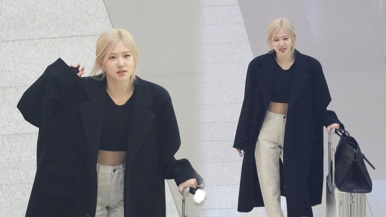 BLACKPINK (ROSÉ) 블랙핑크 로제 출국 Departure | 인천공항 • 231004