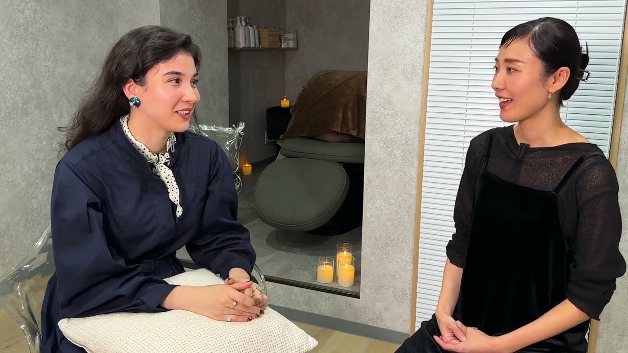 ASMR I got a relaxing head spa in Tokyo