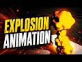 Geometry Nodes - Anime Style Explosion FX in Blender