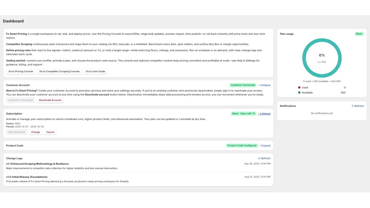 Fx Smart Pricing: Competitive Pricing with Competitor Comparisons, Rules & Bulk Updates