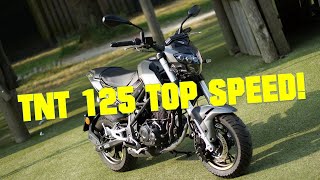 2023 BENELLI TNT 125 - TOP SPEED + GPS by MotoSnax 22,004 views 9 months ago 1 minute, 43 seconds