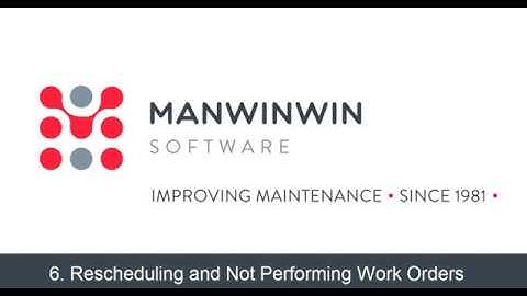 6. Reprogramming Work Orders and not performed work orders (updated version)