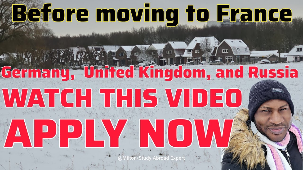 Before you move to France,  Russia,  Germany  and UK in 2026, watch this video.....