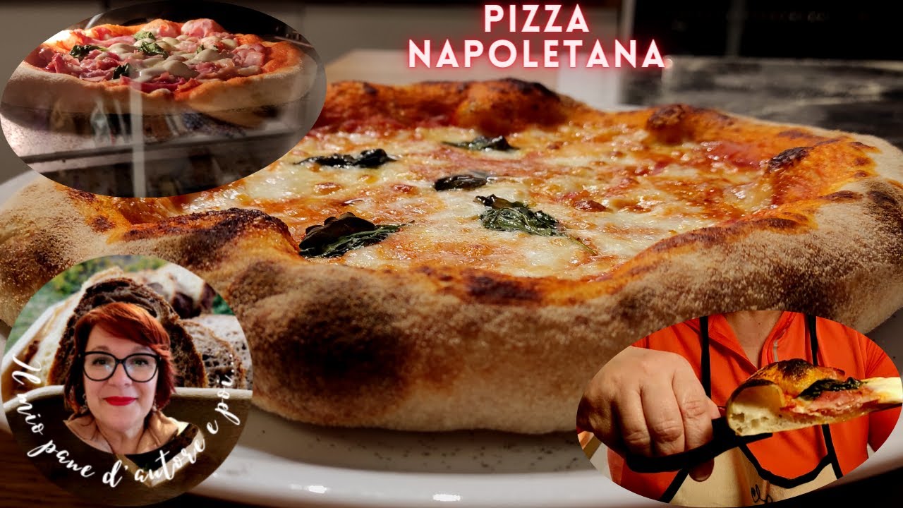 PIZZA NAPOLETANA   con lievito madre cotta nel forno di casa