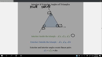 5.1 & 5.2: Interior & Exterior Angles of Triangles