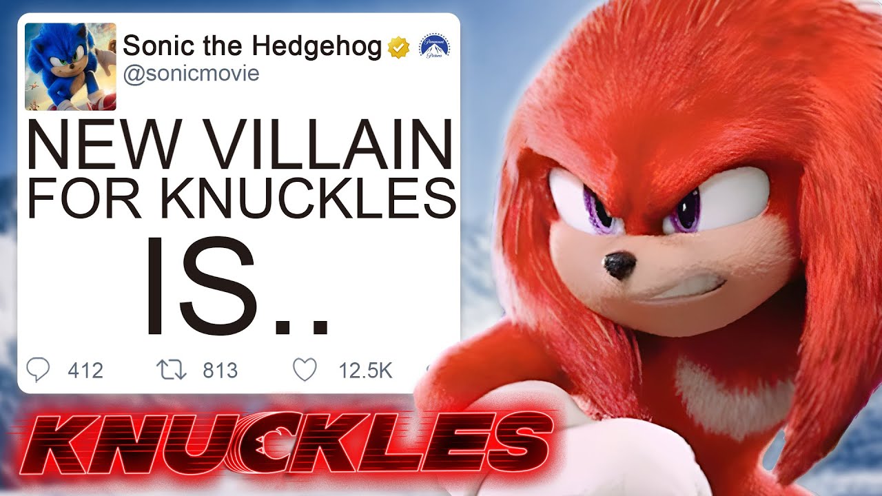 NEW Knuckles VILLAIN ACTRESS REVEALED!! [replacing EGGMAN?] YouTube