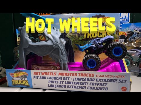 Hot Wheels Monster Trucks, Mega-Wrex & Crushzilla