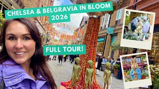 Chelsea & Belgravia in Bloom 🌸👽🧚♀️ EVERYTHING to see and do! *full tour*