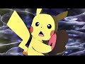 Pokemon Sun & Moon - Ash & Pikachu one hits Nihilego/Uturoid (Super Full-Force 10,000,000 Volts)