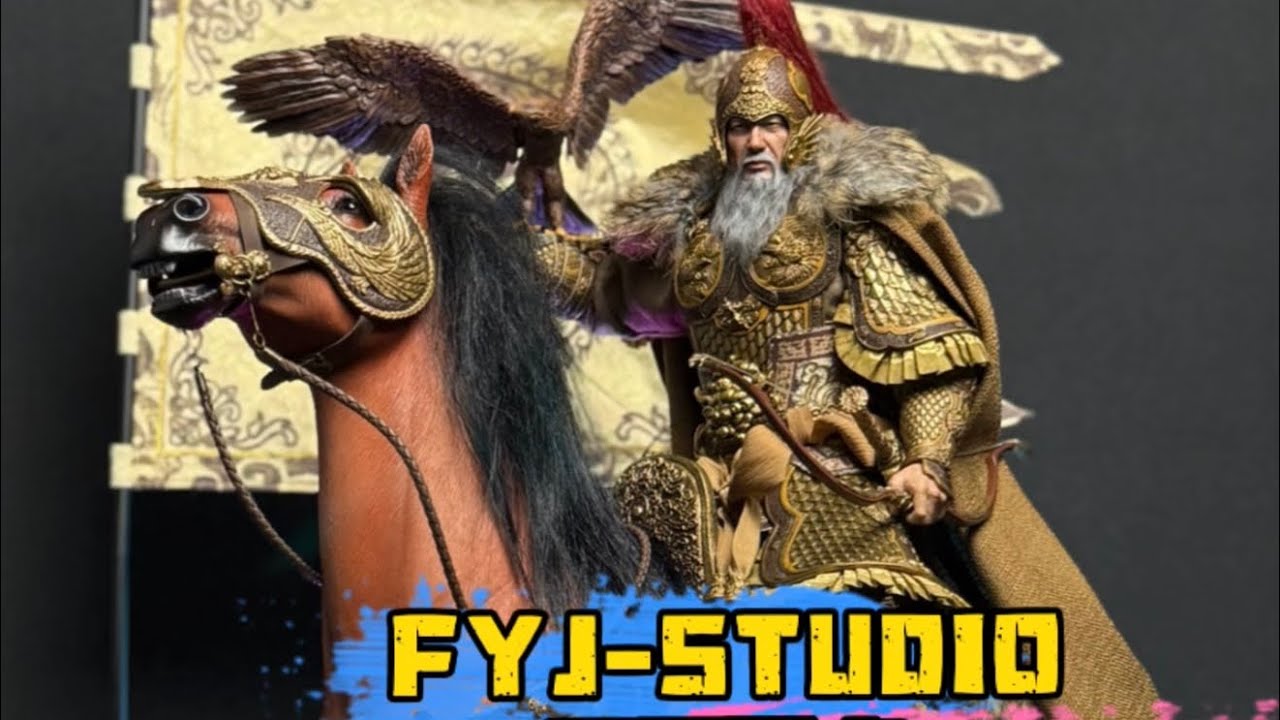 五虎上将集结！FYJ老当益壮黄忠兵人测评#三国#兵人#黄忠#模型- YouTube