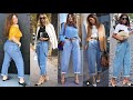 PANTALONES VAQUEROS RECTO DE MUJER QUE  MEJOR SIENTAN MODA MUJER  PANTALONES RECTO  MOM JEANS