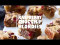 Raspberry Chocolate Chip Blondies