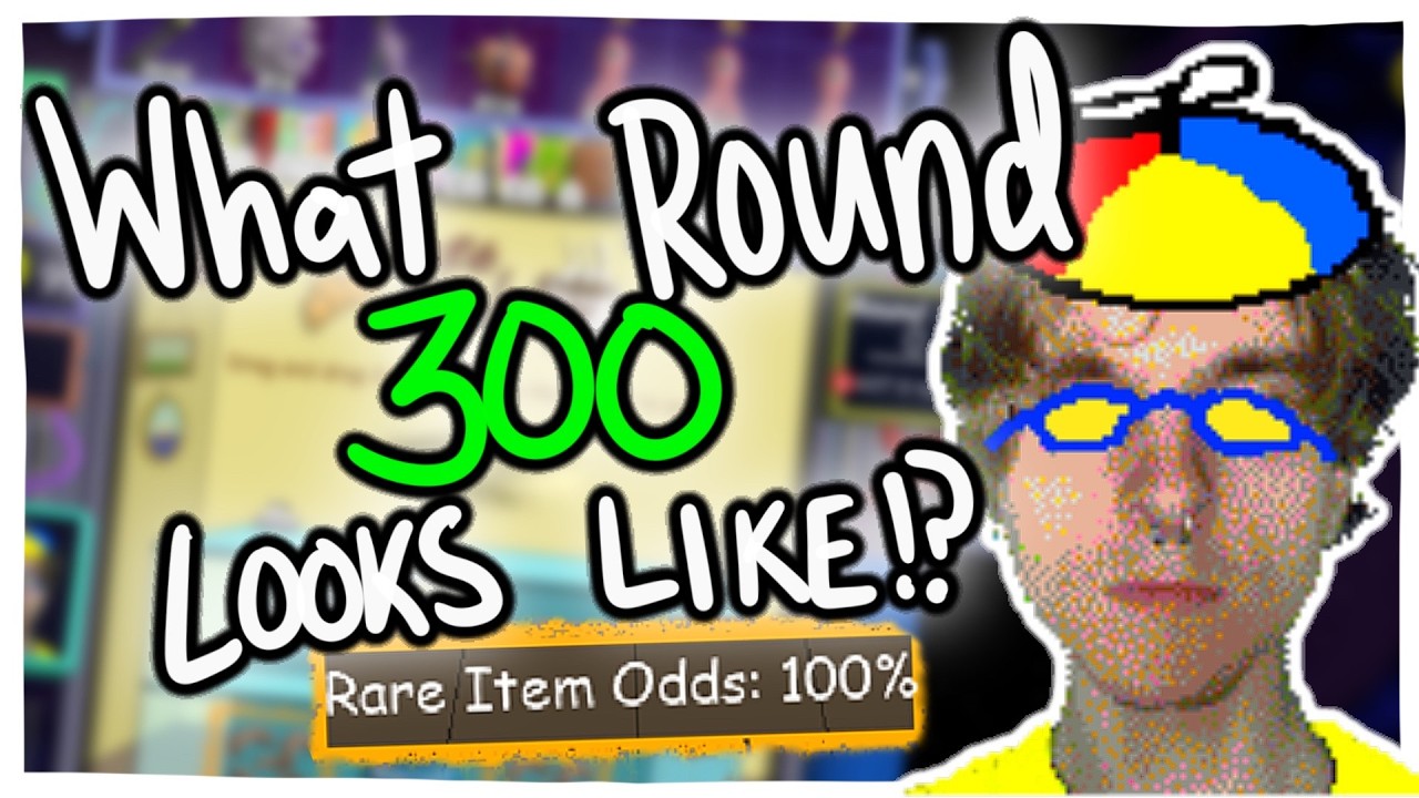 Speedrun to round 300 on Tony Jr?! (100% RARE ITEMS)