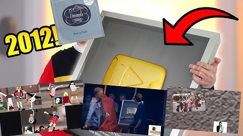 I got the RAREST Youtube Play Button in Existence! (REAL GOLD) (CDs Version) (by JackSucksAtLife)