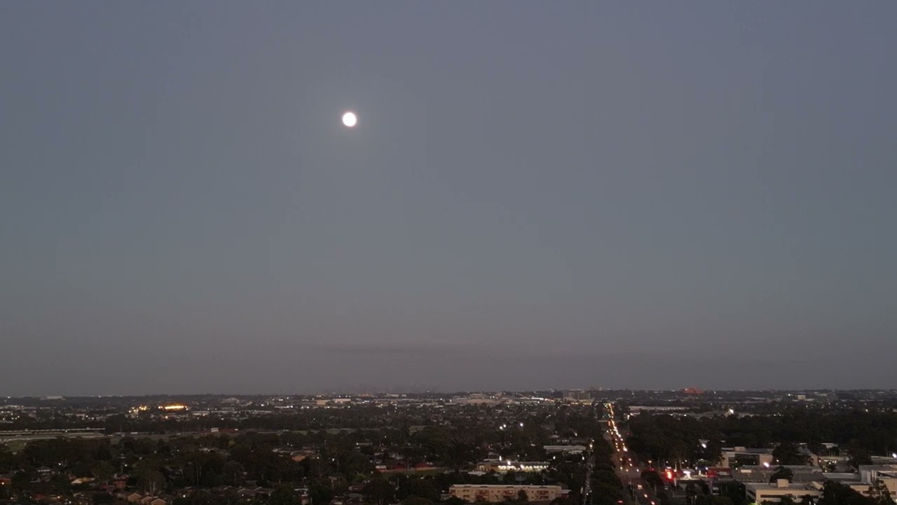 DJI Mavic mini 3 pro footage from Melbourne Australia early on 27/01/2024