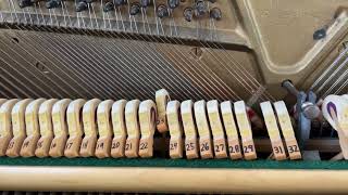 Hear Piano Note G3 Tuned