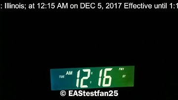 Illinois Required Monthly Test (EAS #387)