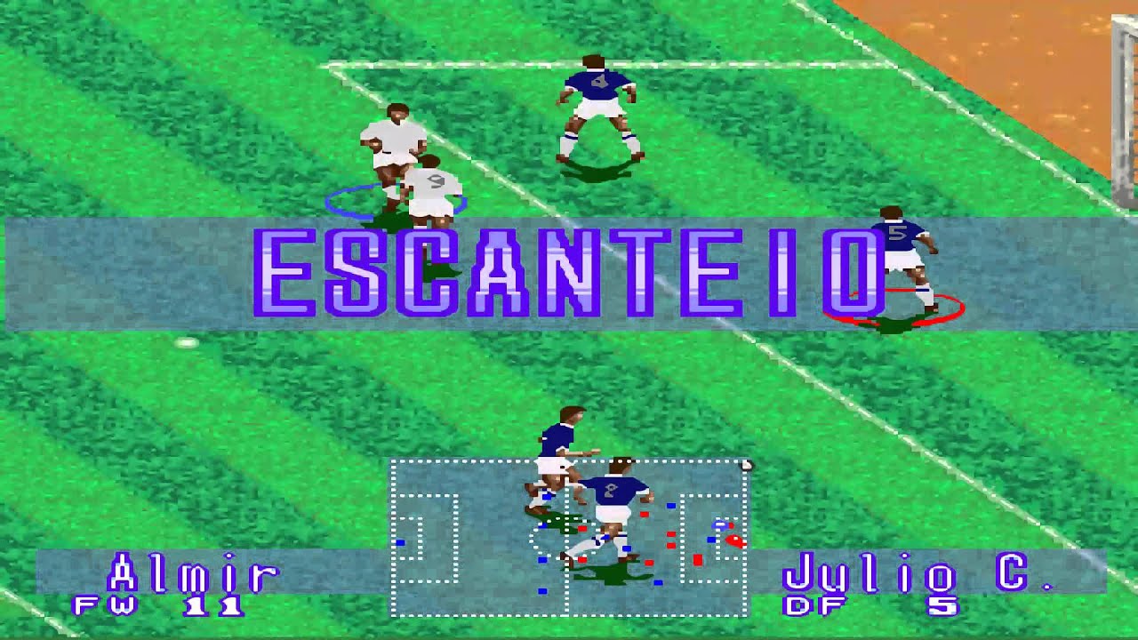 Futebol Brasileiro 96 Super Nintendo Melhor Narrador Do Mundo 